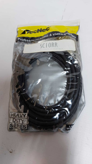 NEW tecnec professional audio/Video Interface 10\\' audio Cable SCIORR Q#