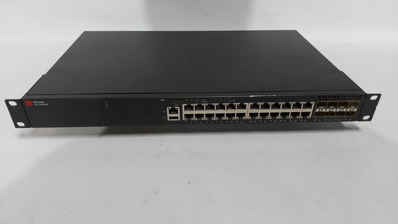 Brocade 24 Port Gigabit PoE+ Network Switch ICX72 #