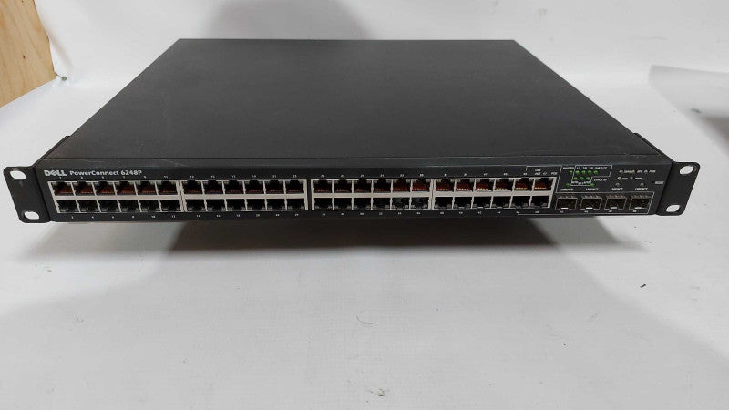 Dell PowerConnect 6248P 48-Port PoE Gigabit Switch - Factory Reset Q#