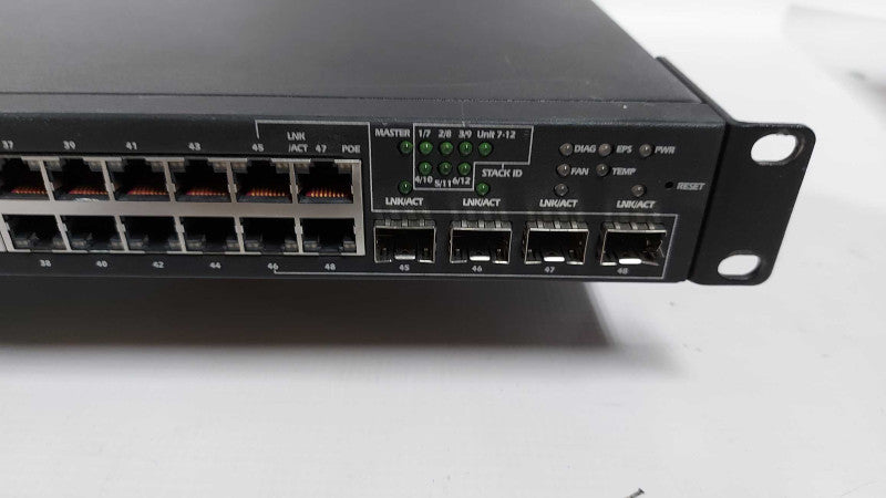 Dell PowerConnect 6248P 48-Port PoE Gigabit Switch - Factory Reset Q#