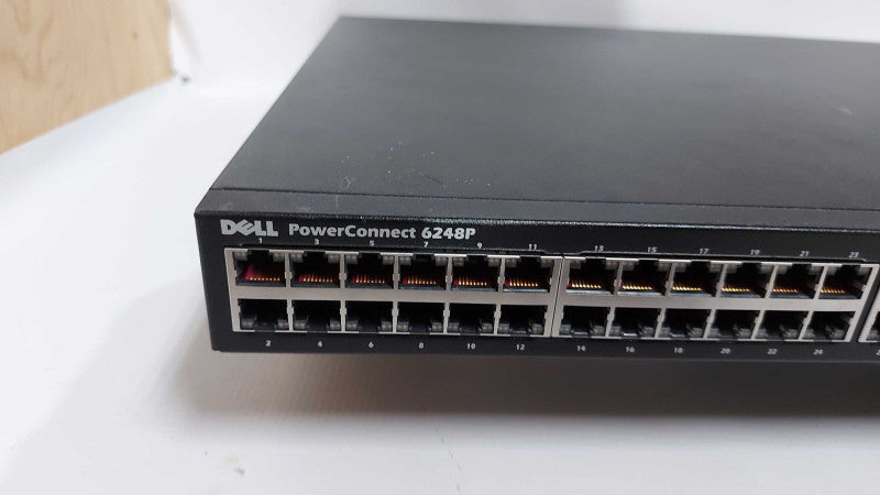Dell PowerConnect 6248P 48-Port PoE Gigabit Switch - No ears - Fact Reset Q#