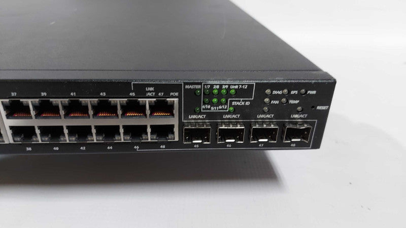 Dell PowerConnect 6248P 48-Port PoE Gigabit Switch - No ears - Fact Reset Q#