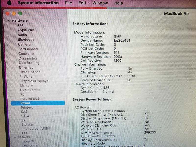 Apple Macbook Air 2015 13\\" Core i5-5250U @ 1.6GHz 8GB DDR3 250GB SSD (