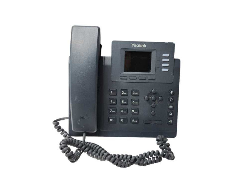 Yealink SIP-T33G IP Gigabit PoE Phone with 4-Lines & Color LCD |Factory Reset Q)