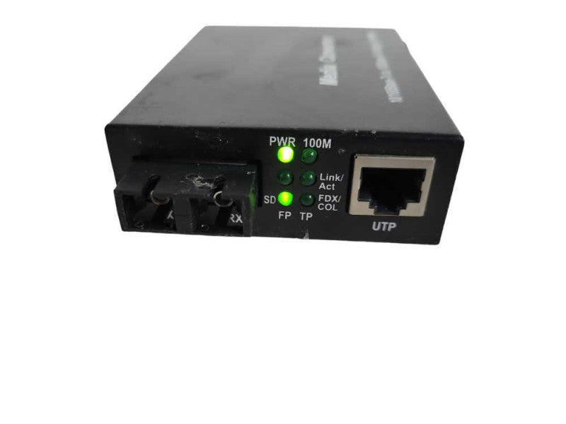 Media Converter 10/100Base-tx To 100Base-Fx Bridging Converter !