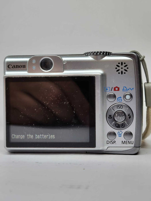 Canon PowerShot A560 7.1MP DIGITAL CAMERA Silver  4X Optic Zoom