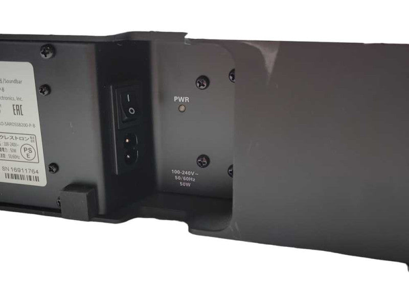 Crestron SAROS SB-200-P-B Powered Stereo Sound Bar 200 Speaker _