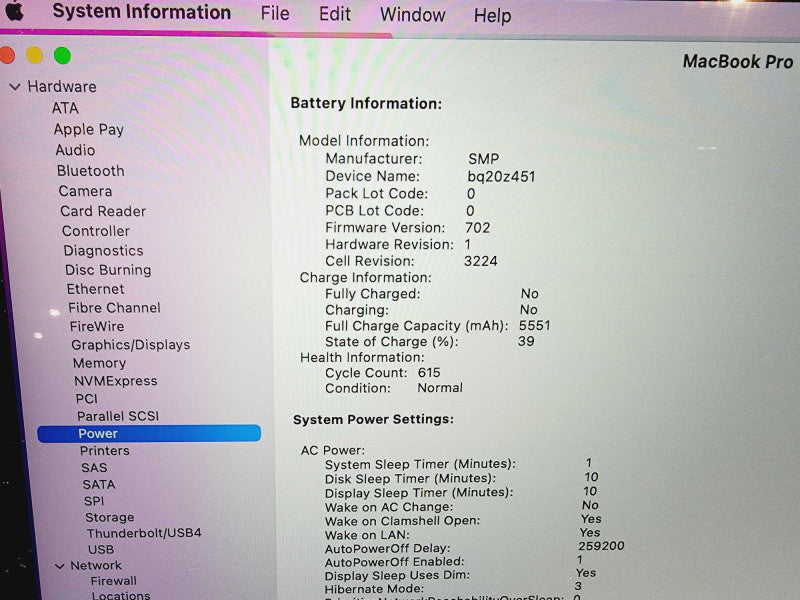 Apple Macbook Pro Retina 2015 13\\" Core i5-5257U @ 2.7GHz 8GB DDR3 250GB SSD [Read] (