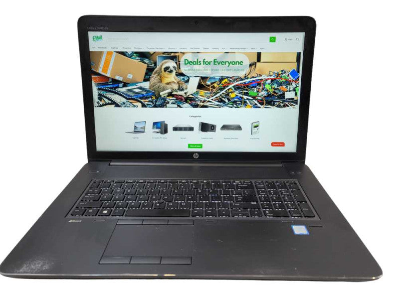 HP ZBook 17 G4 i7-7820HQ @ 2.90GHz, 32GB DDR4, 512GB + 1TB m.2 *READ Î²