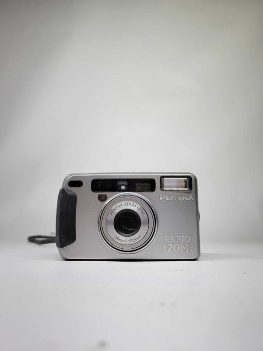 Pentax Espio 120Mi Silver 38-120mm Point & Shoot 35mm Film Camera