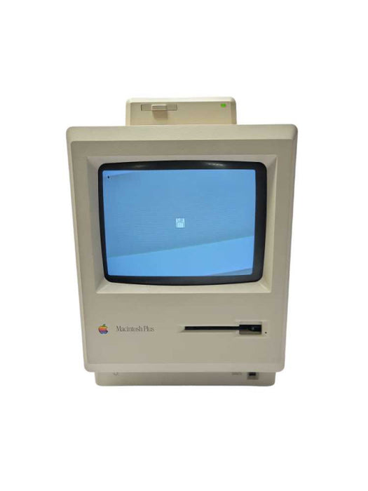 Apple Macintosh plus 1Mb Computer M0001A w/ Kensington System Saver MAC, READ Q_