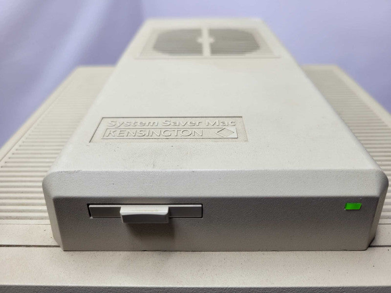 Apple Macintosh plus 1Mb Computer M0001A w/ Kensington System Saver MAC, READ Q_