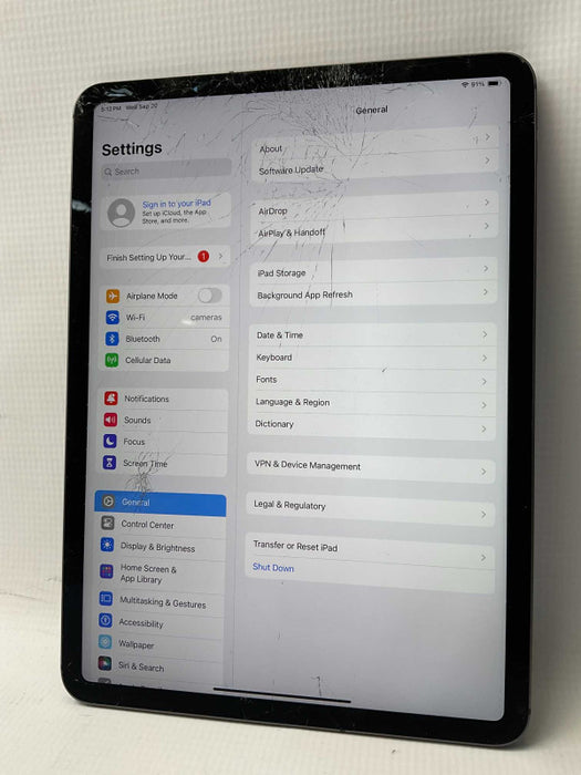 Apple iPad Pro 11-inch 64GB Wi-Fi + Cellular UNLOCKED READ  -
