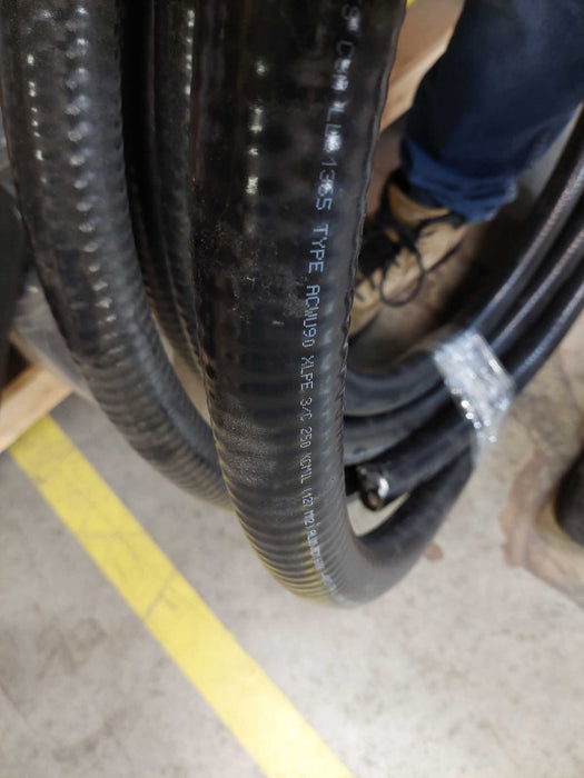 12 Meters of Electrical Heavy Gage Insulated Cable 250-3C STR ACWU-90 600V
