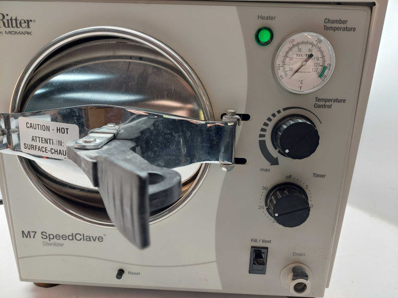 Ritter M7 SpeedClave Steam Chamber Sanitizer Model: M7-022  115V, 10A, 60HZ