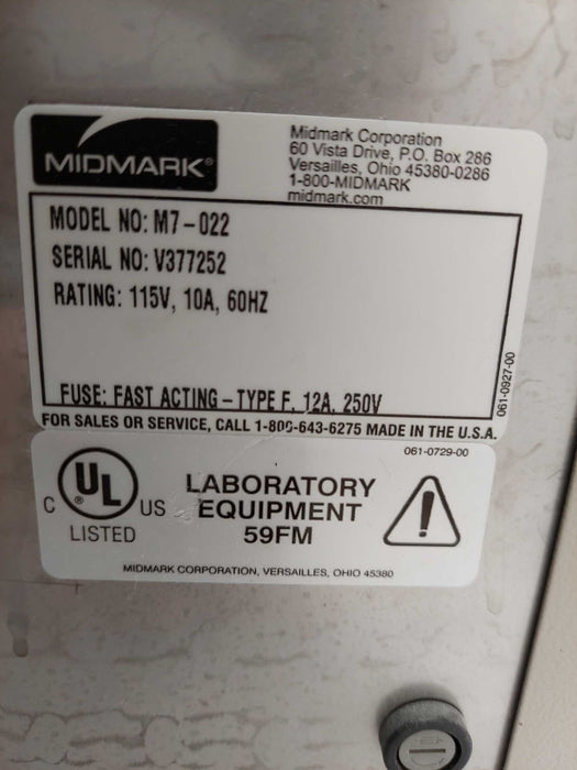 Ritter M7 SpeedClave Steam Chamber Sanitizer Model: M7-022  115V, 10A, 60HZ