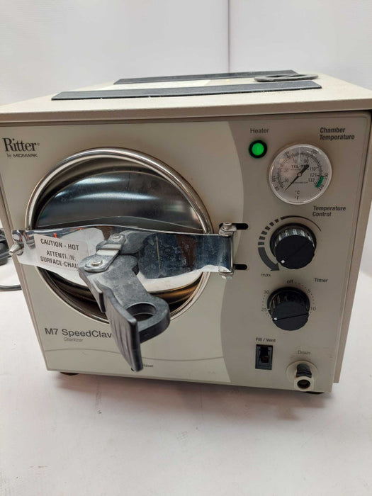Ritter M7 SpeedClave Steam Chamber Sanitizer Model: M7-022  115V, 10A, 60HZ