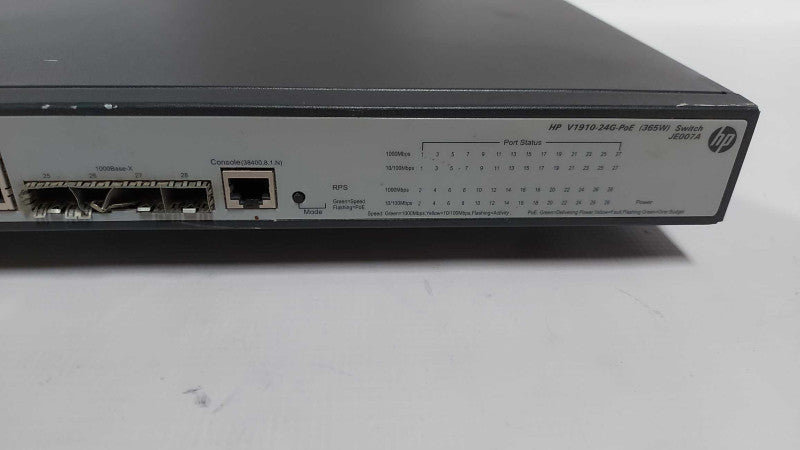 HP V1910-24G-PoE 365W network switch JE007A - READ #