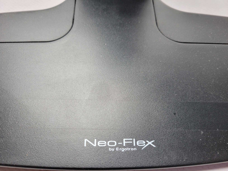 Neo-Flex by Ergotron dual arm monitor stand _
