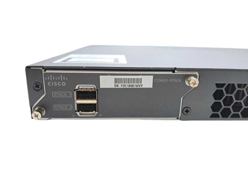 Cisco WS-C2960X-48LPS-L 48 Port GigE PoE+ Switch 370W AC 4x SFP LAN )