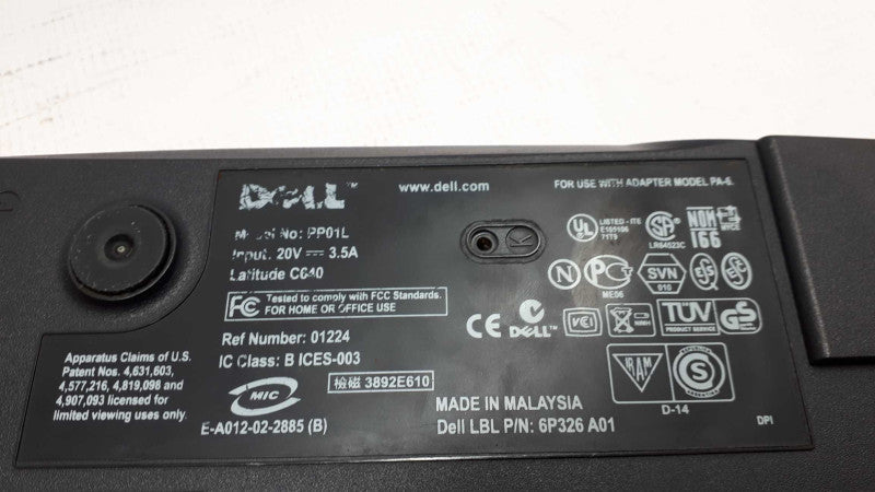 Dell Latitude Pentium Vintage Laptop PP01L Windows 2000 Pro &