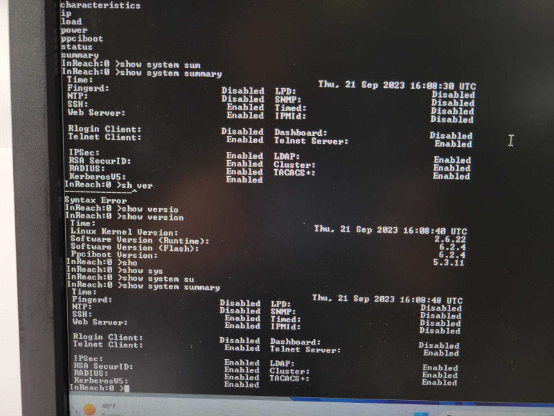 MRV 4000T Series LX-4048T-102AC Remote Manage Serial Console Server 2x PSU _