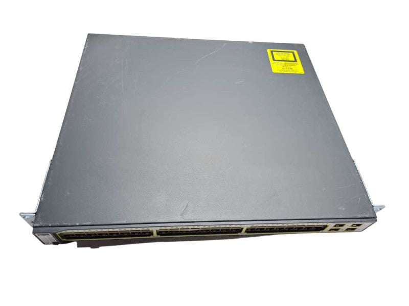 Cisco WS-C3750G-48PS-S 48 Port Gigabit POE Network Switch Q)