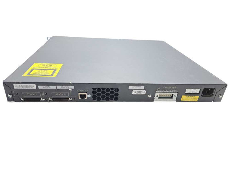 Cisco WS-C3750G-48PS-S 48 Port Gigabit POE Network Switch Q)