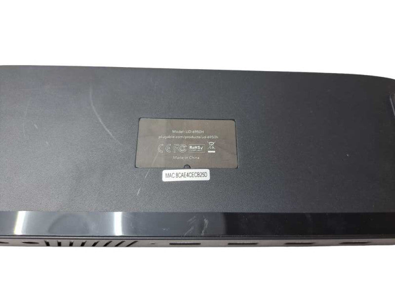 Plugable UD6950H USB 3.0 Dual 4K Display Horizontal Docking Station )