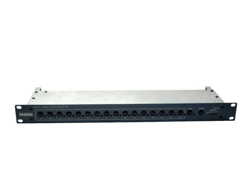 Broadcast tools 16x1 Stereo switcher/Router _