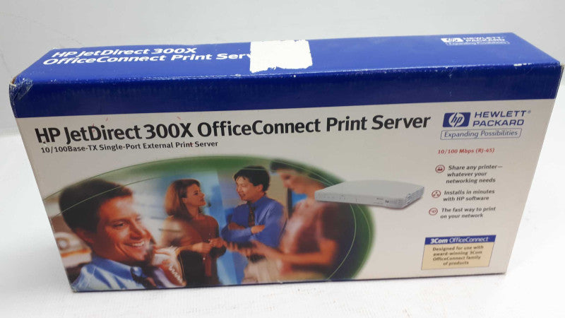 HP JetDirect 300X External Parallel To Ethernet Print Server  Q&