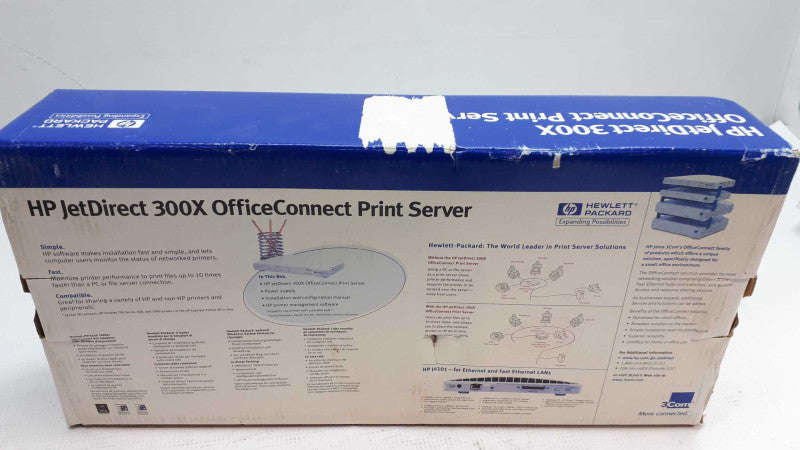 HP JetDirect 300X External Parallel To Ethernet Print Server  Q&