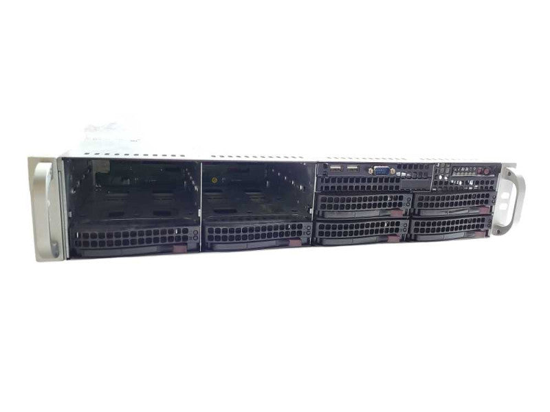Supermicro X10SLH-F CSE-825 Xeon E3-1220 v3 @ 3.10GHz 32GB DDR3 SAS9211-8i 3.5\\"  $