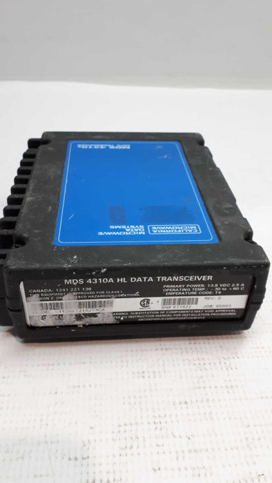 Microwave Data Systems MDS 4310A HL DATA  Transceiver &