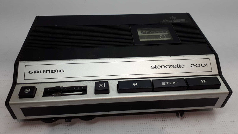 Grundig Stenorette 2001 voice recorder made in Germany &