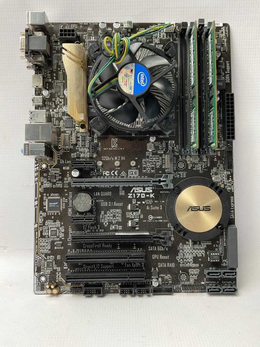 ASUS Z170-K MOBO with i7-6700K CPU & 16GB DDR4  -