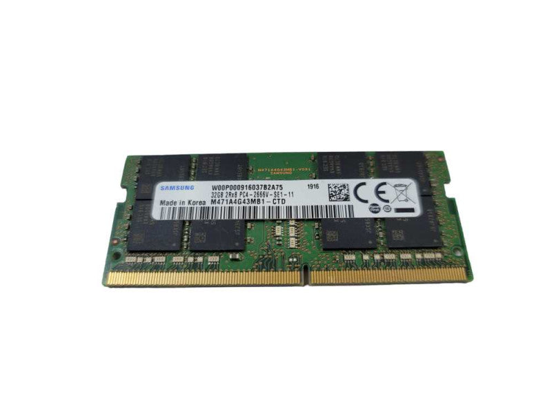 32GB 2Rx8 PC4 2666v-SE1-11 DDR4 SODIMM Samsung LAPTOP RAM QÎ²