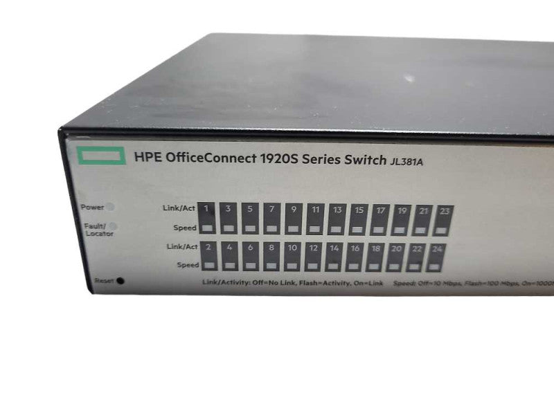 HP JL381A OfficeConnect 1920S 24Port Gigabit Switch with 2 x Gb SFP $