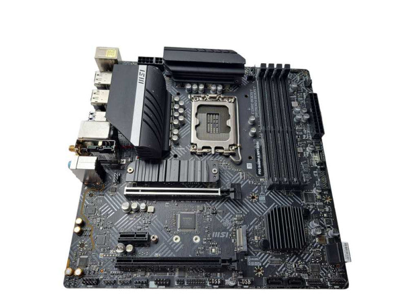 MSI PRO B660M-A WIFI DDR4 LGA 1700 MicroATX Motherboard *READ* )