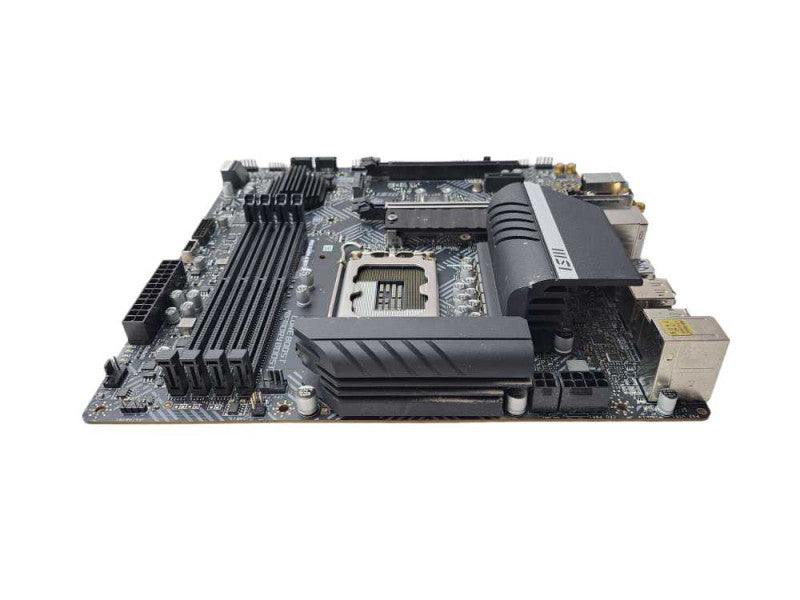 MSI PRO B660M-A WIFI DDR4 LGA 1700 MicroATX Motherboard *READ* )