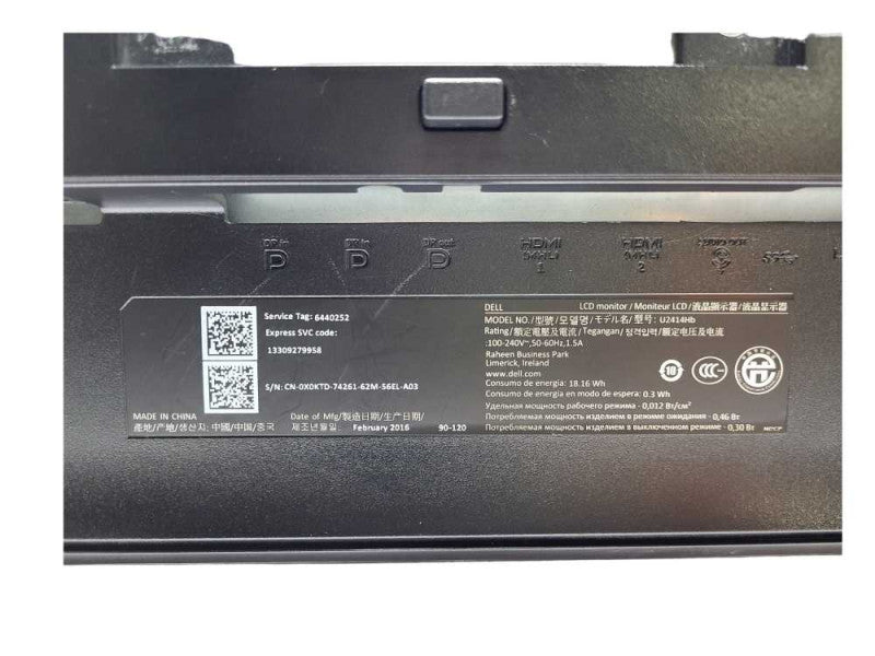 Dell U2414HB Monitor 24\\" No stand. $
