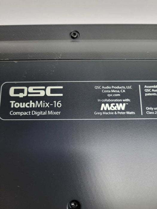 QSC TOUCHMIX-16 16 -Channel TouchscreenDAM with 16 line input (AS-IS)
