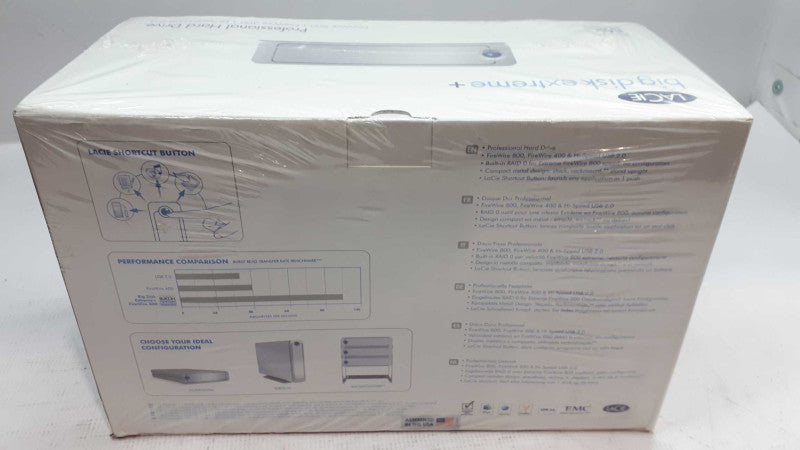 LaCie d2 Big Disk Extreme + hard drive - 2 TB - FireWire / FireWire 800/ USB  &