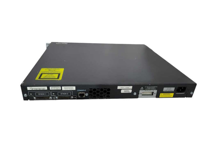 Cisco WS-C3750G-48PS-S 48 Port Gigabit POE Network Switch !