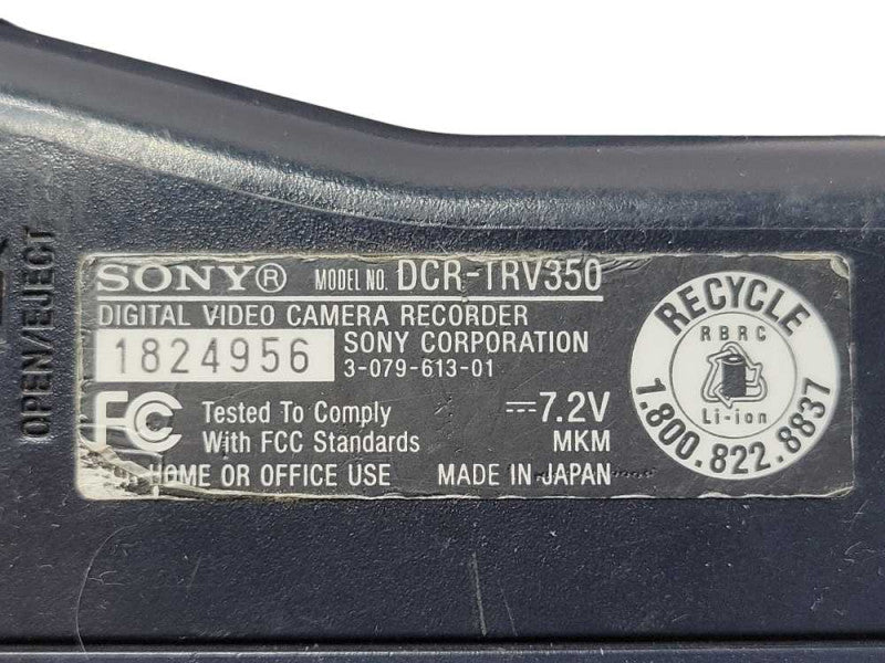 Sony Digital Handycam DCR-TRV350 Digital8 HI8 Camcorder, READ _