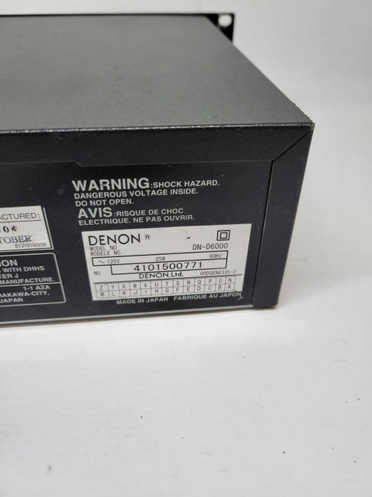 Denon DN-D6000 - Professional CD Player Tray