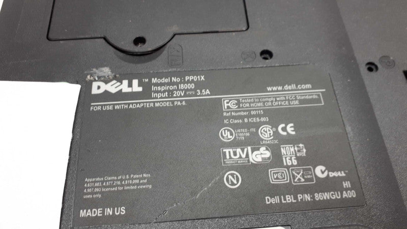 Dell Inspiron 8000 15\\" Pentium III Vintage Laptop &