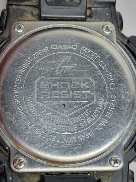 Casio G-SHOCK GA100CF Watch (AS-IS)