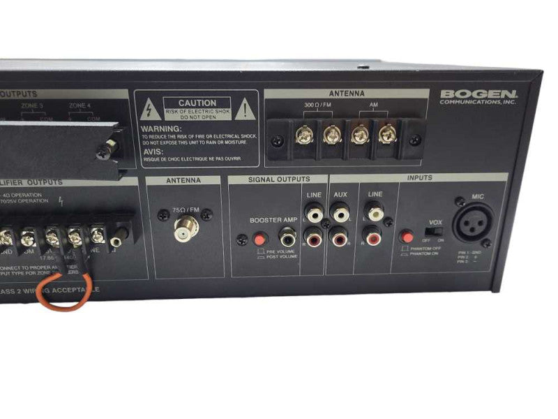 Bogen - DRZ35 4-ZONE Music Paging System READ $