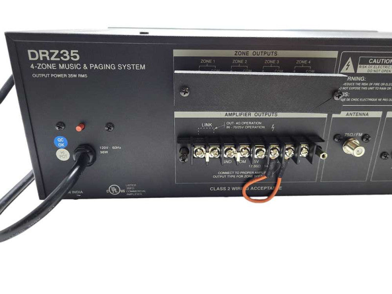 Bogen - DRZ35 4-ZONE Music Paging System READ $